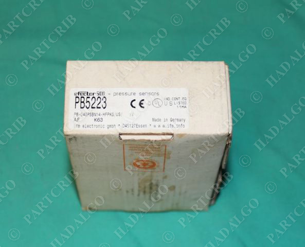IFM Efector, PB5223, PB-040PSBN14-HFPKG/US/ /V, Pressure Sensor NEW