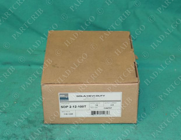 Sola, SDP 2-12-100T, Power Supply 12VDC 2.5A NEW