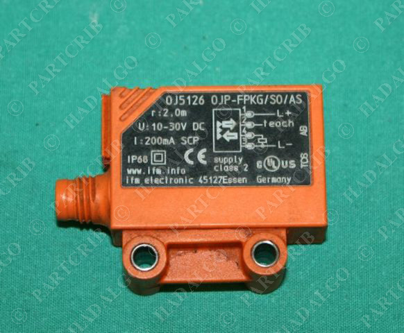 IFM,  OJ5126, OJP-FPKG/SO/AS, Photoelectric Sensor Switch NEW