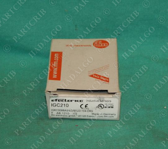 IFM, IGC210, IGKC008BASKG/M/US-104-DRS, Efector Proximity Sensor Switch NEW
