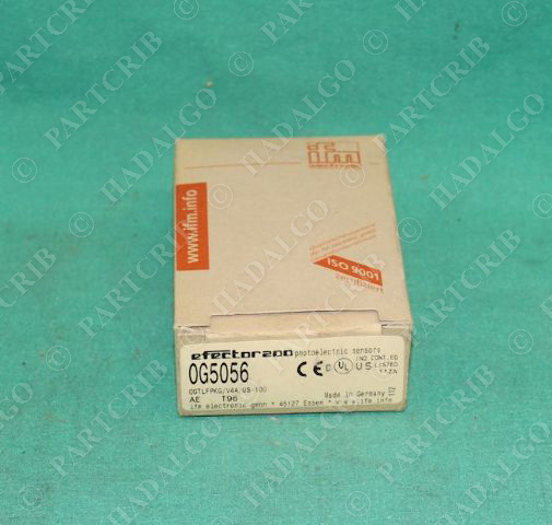IFM, OG5056, OGTLFPKG/V4A/US-100, 0G5056 Efector Photoelectric Sensor Switch NEW