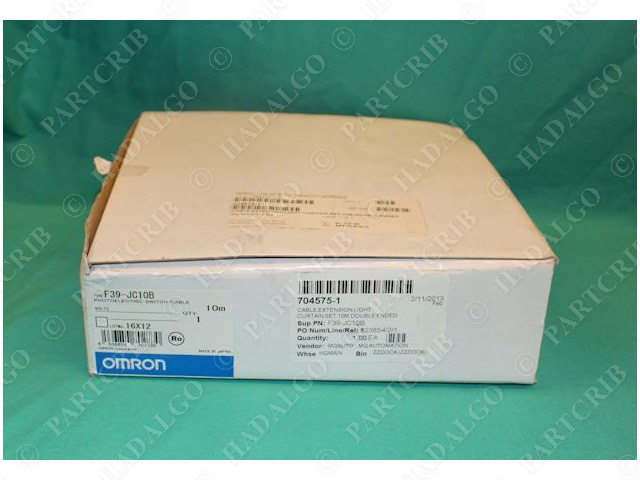 Omron, F39-JC10B, Photoelectric Switch Light Curtain Safety Extension Cable NEW
