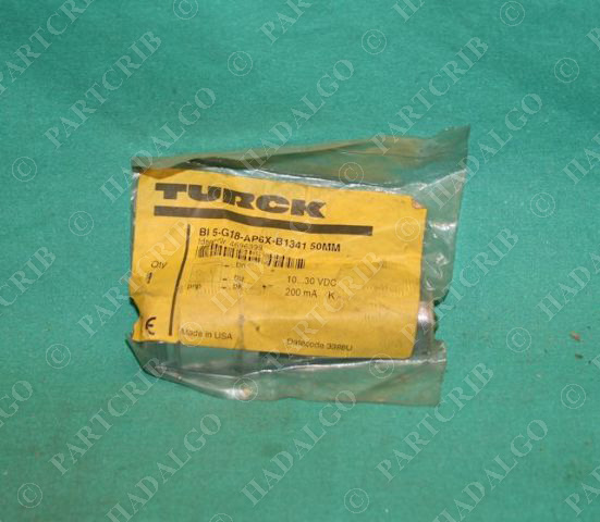 Turck, BI5-G18-AP6X-B1341, 4696399, Inductive Proximity Switch Sensor 50mm NEW