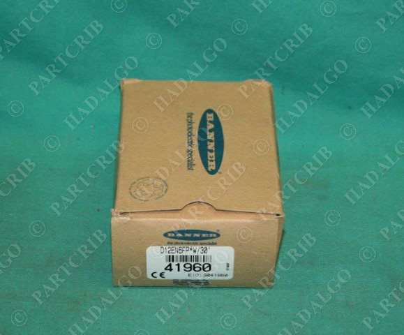 Banner, D12EN6FP W30, 41960, Photoelectric Sensor Switch NEW