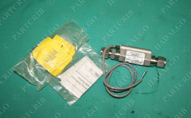 Gems, FS-480, 204711, Stainless SS Piston Flow Switch 1.0gpm Sensor NEW