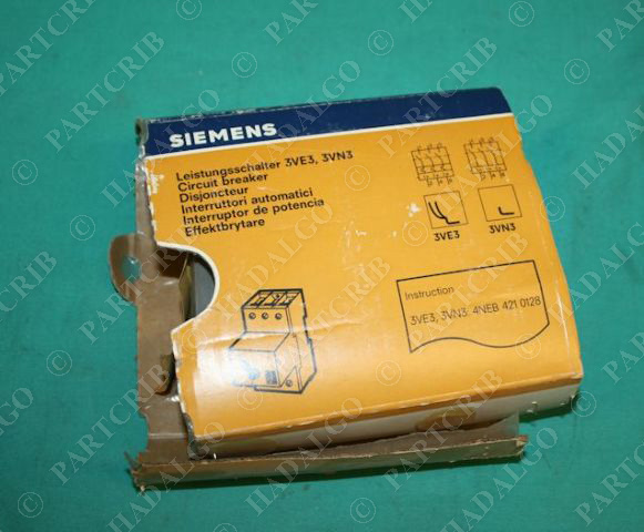 Siemens, 3VE3 000-2NA00, Motor Overload Protector Circuit Breaker 16-25a NEW