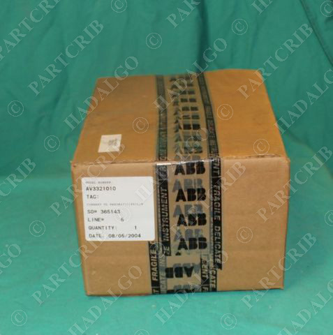 ABB, AV3321010, Valve IP Positioner Actuator NEW