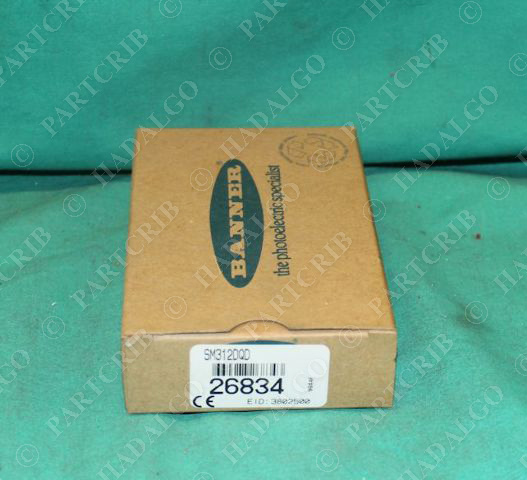 Banner, SM312DQD, 26834, Mini-Beam Photoelectric Sensor Switch NEW