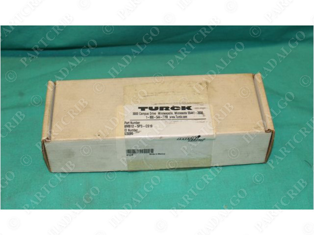 Turck, 8MB12-5P3-CS19, U3086, 8 Port Junction Box Euro Fast NEW