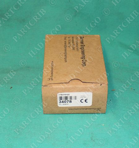 Banner, OTBVR81QD, 34078, Optical Touch Button NEW