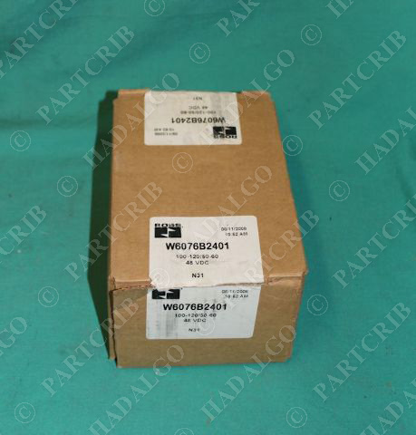 Ross, W6076B2401, Pilot Valve 100-120V/50-60Hz 48VDC NEW