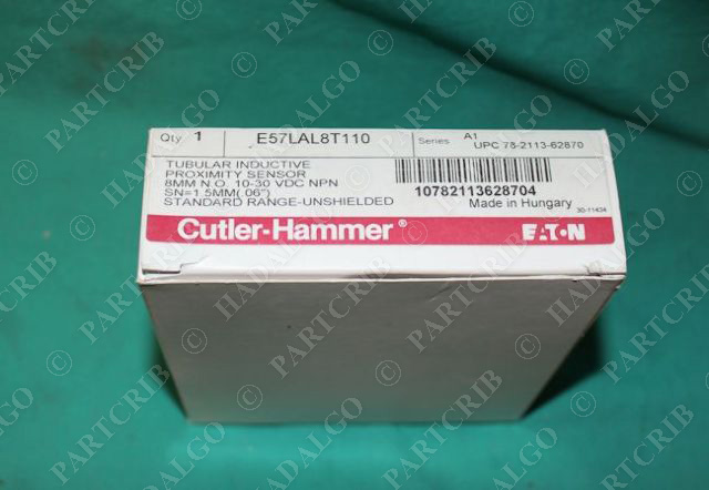 Cutler Hammer, E57LAL8T110, Inductive Proximity Switch Sensor Eaton