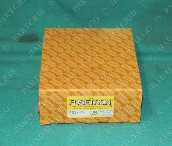Bussmann, FRS-R6, Time Delay Fuse 6Amp 600V  Box of 10 NEW