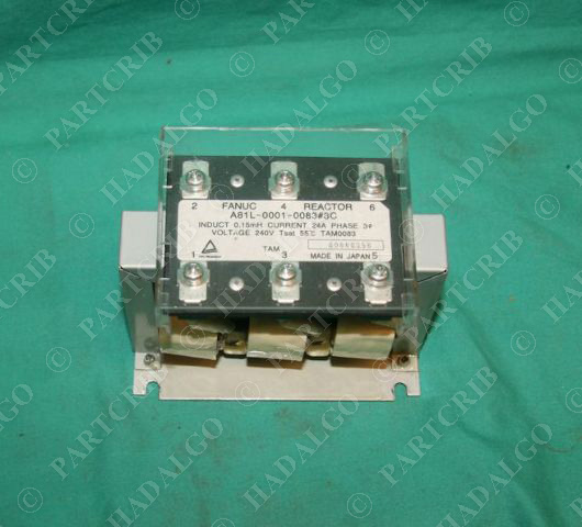 Fanuc, A81L-0001-0083, A81L-0001-0083#3C, Line Reactor 24A 240V 3Phase NEW