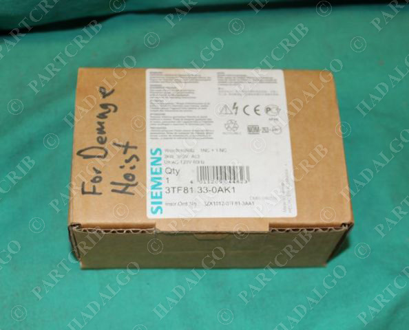 Siemens, 3TF81 33-0AK1, 0A Contactor Relay Starter NEW