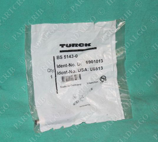Turck, BS 5143-0, U6513, Field Wireable Connector NEW