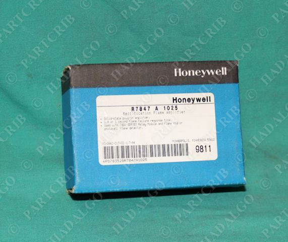 Honeywell, R7847 A 1025, Rectification Flame Amplifier NEW