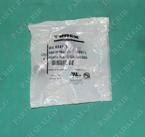 Turck, BS8241-0, U6560, Field Wireable Connector NEW