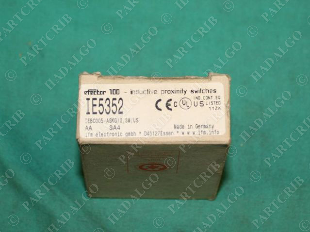 IFM, IE5352,  IEBC005-ASKG/0,3M/US,  Efector Proximity Switch Sensor NEW