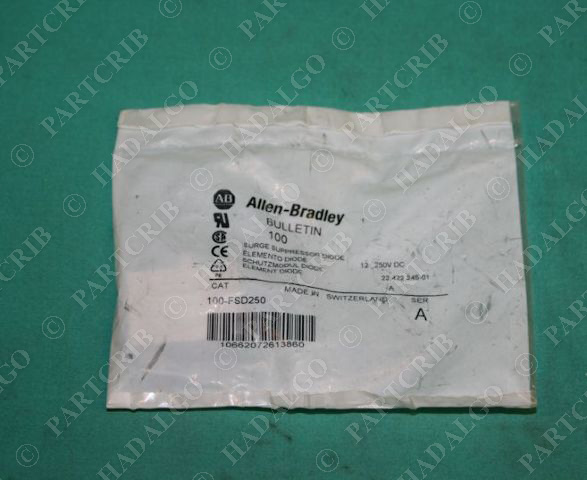 Allen Bradley, 100-FSD250, Surge Suppressor Diode NEW
