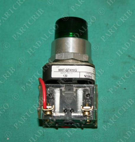 Allen Bradley,  800T-QTH10G, Pilot Light 120V Green Lens NEW