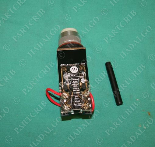 Allen Bradley, 800MR-PT16K, PT16KW, Push To Test Pilot Light White Lens NEW