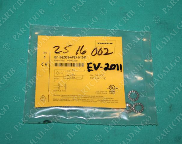 Turck, Bi1.5-EG08-AP6X-H1341, 4602260, Proximity Sensor Switch NEW