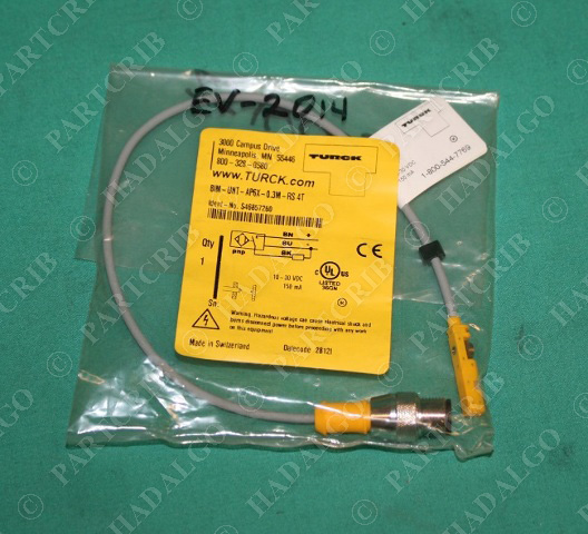 Turck, S46857260, BIM-UNT-AP6X-0.3M-RS 4T, Proximity Sensor Switch  NEW