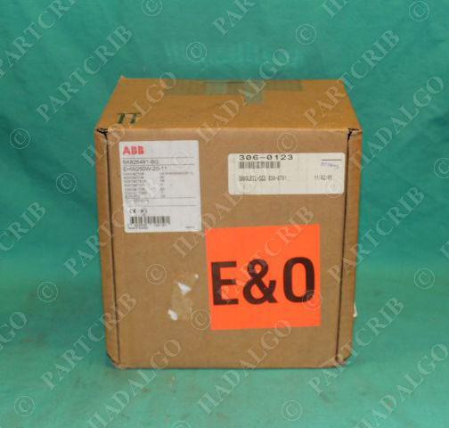 ABB, EHW250W-20-11, SK826481-BG, EHW250WC2P-1L, Starter Contactor 120V 60Hz NEW