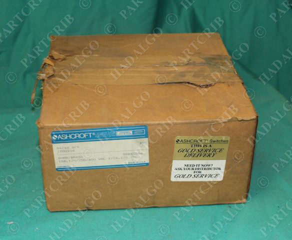 Ashcroft, D424B XFS, Differential Pressure Switch 15A 100psid NEW