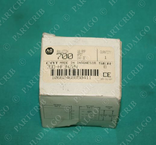 Allen Bradley, 700-HF34Z24, Relay 10A 24VDC NEW