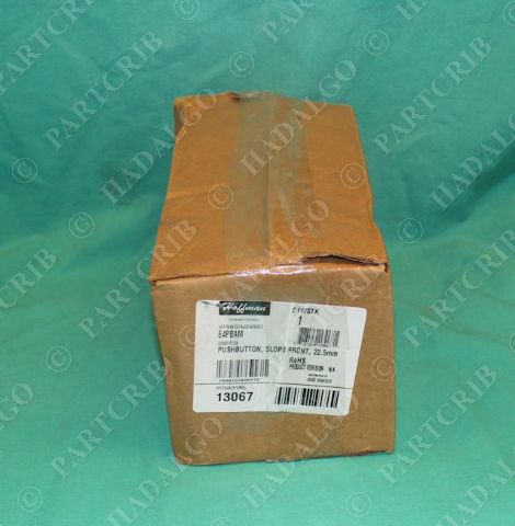 Hoffman, E4PBAM, Push button Enclosure Sloped Front 22.5mm NEW