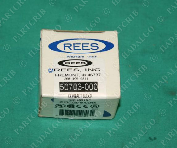 Rees, 50703-000, Contact Block Push Button Switch 50703NO-NC NEW