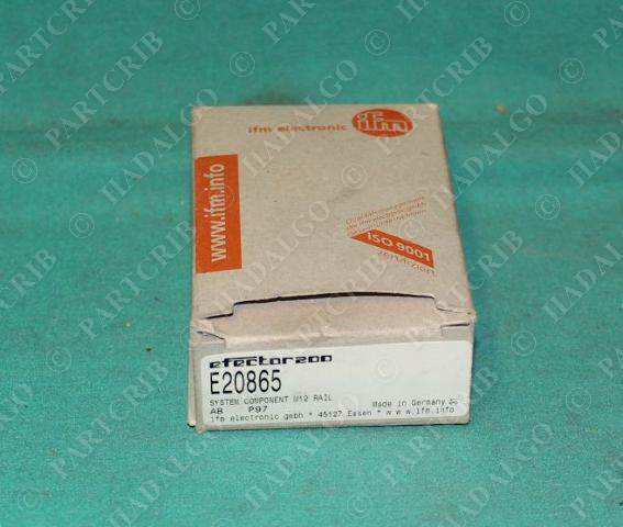 IFM, E20865, Efector Sensor Mount Bracket System Component M12 Rail NEW