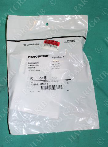 Allen Bradley, 42EF-B1JBBE-F4, Photoelectric Sensor Switch RightSight NEW