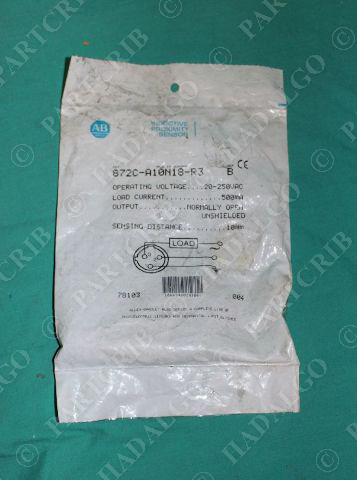 Allen Bradley, 872C-A10N18-R3, Proximity Sensor Switch