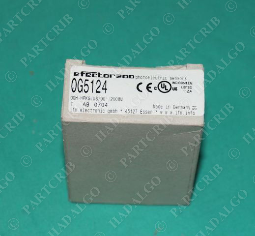 IFM, OG5124, OGH-HPKG/US/90?/200MM,  Efector Photoelectric Sensor Switch NEW