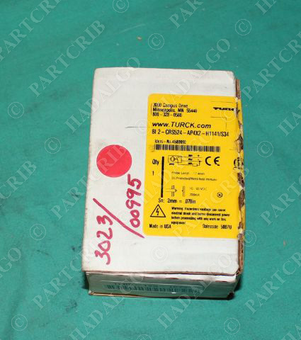 Turck, BI2-CRS524-AP4X2-H1141/S34, 4580090, Proximity Sensor Switch NEW