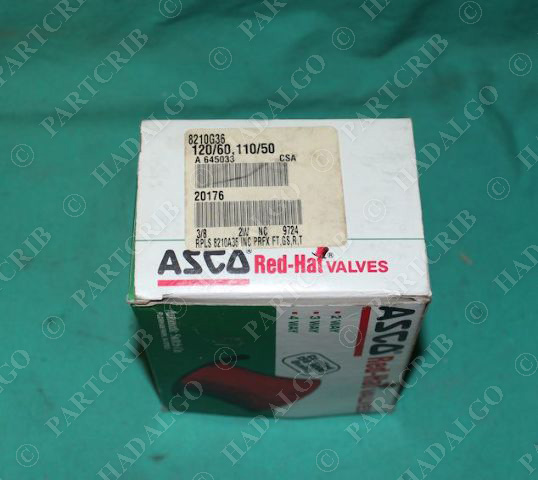 Asco Red Hat, 8210G36, Solenoid Valve 120/60 NEW
