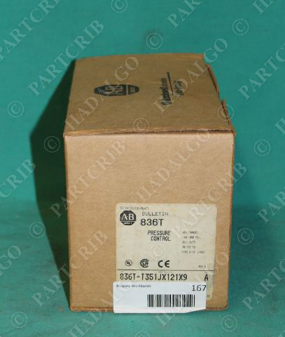Allen Bradley, 836T-T351JX121X9, Pressure Control Switch 140-1000psi NEW