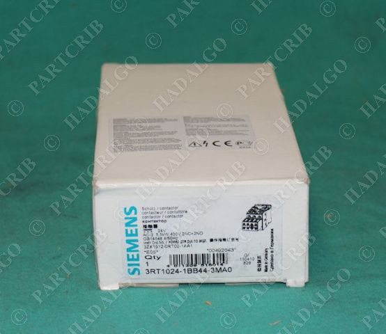 Siemens, 3RT1024-1BB44-3MA0, Sirius Starter Contactor 24V NEW