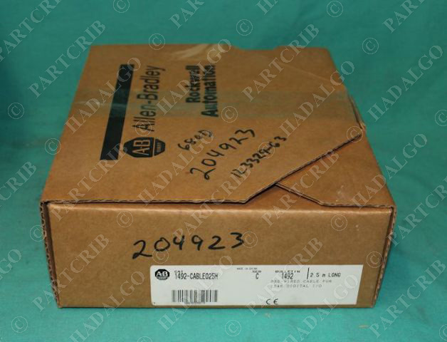 Allen Bradley, 1492-CABLE025H, PLC Pre-Wired Cable for 1746 Digital I/O NEW