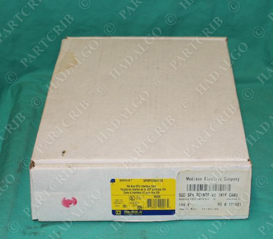 Square D, SPXPCINTFV2, Schneider Seriplex ISA Bus CPU Interface Card NEW