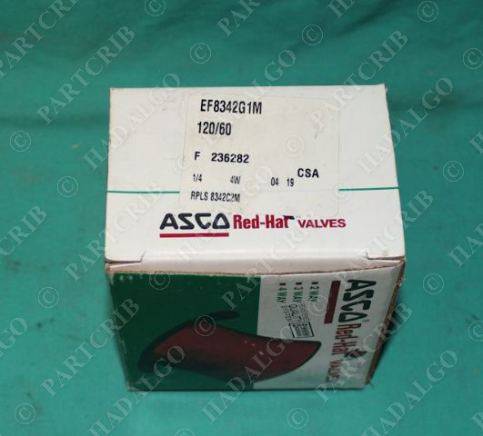 Asco Red Hat, EF8342G1M, Solenoid Valve NEW