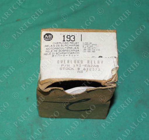 Allen Bradley, 193-EA2AB, Overload Relay Motor Protector 0.1-0.32A