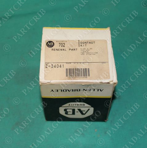 Allen Bradley, Z-34041, Starter Contactor Relay Contact Kit Renewal Part NEW