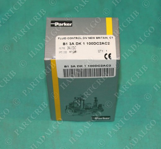 Parker B1 3A DK 1 100DC2AC2 24v Valve B13ADK1100 NEW
