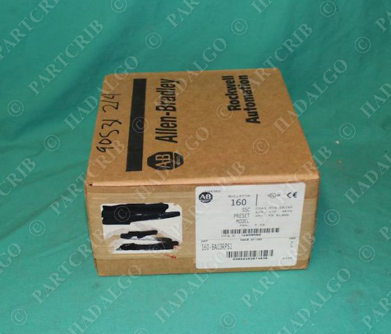 Allen Bradley, 160-BA03RPS1, SSC Preset Model Chassis Mounting Drive 1HP NEW