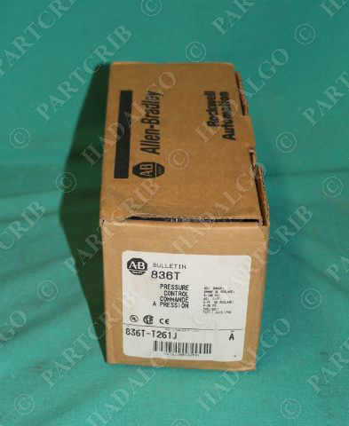 Allen Bradley, 836T-T261J, Pressure Control Sensor Switch 8-100psi NEW