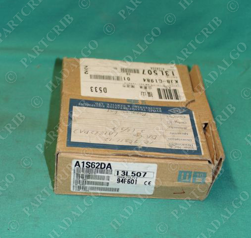 Mitsubishi, A1S62DA, D/A Converter Unit NEW